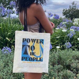 Tote bag engagé «Power to the people» 🫶