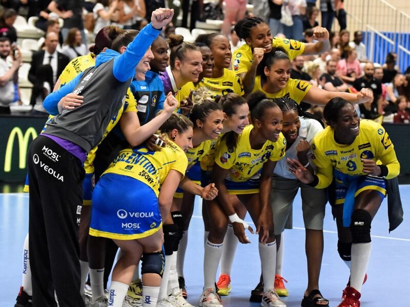 L'équipe de Metz Handball, le 21 mai 2022