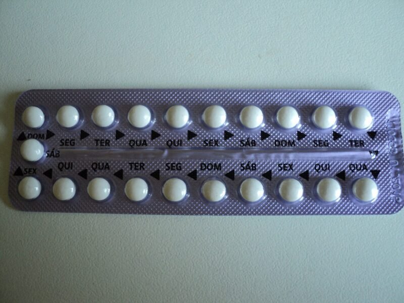 Une plaquette de pilules contraceptives