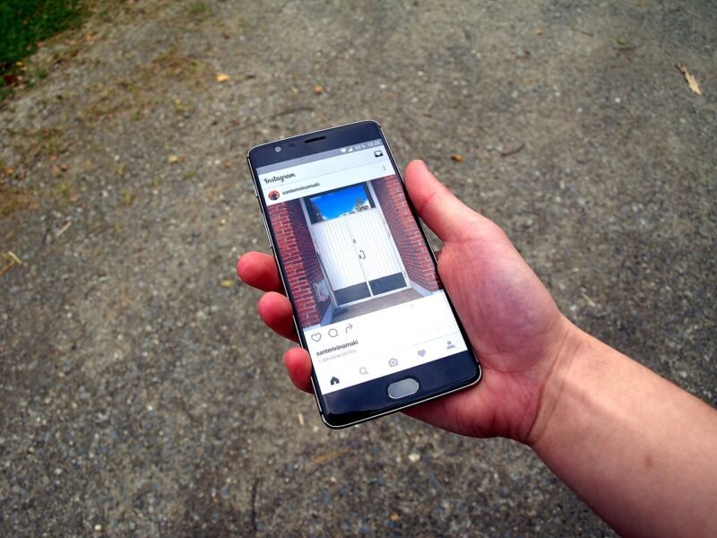 L'application Instagram sur un téléphone