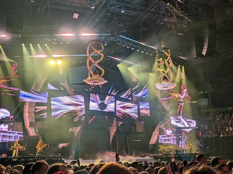 La scène du concert de Katy Perry à Manchester
